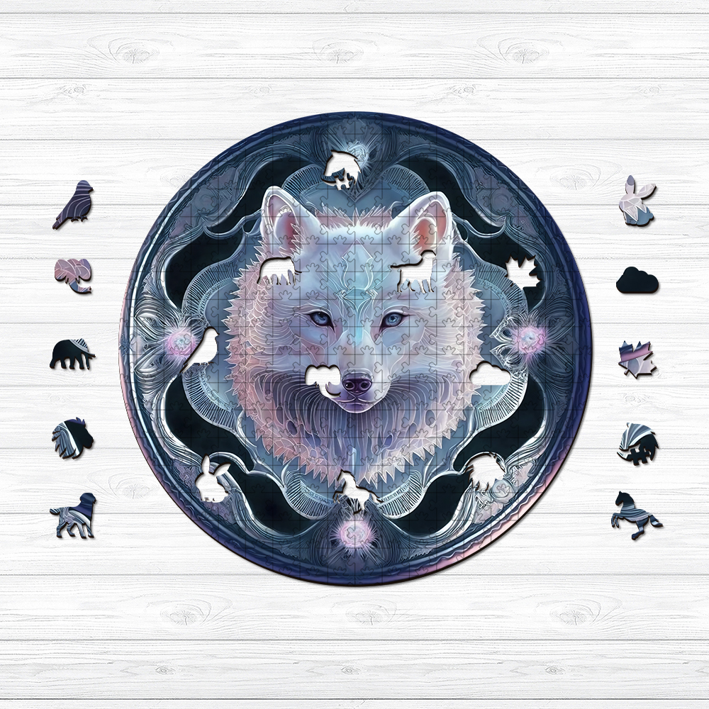 Enchanted Fox Wooden Jigsaw Puzzle - aimpuzzle