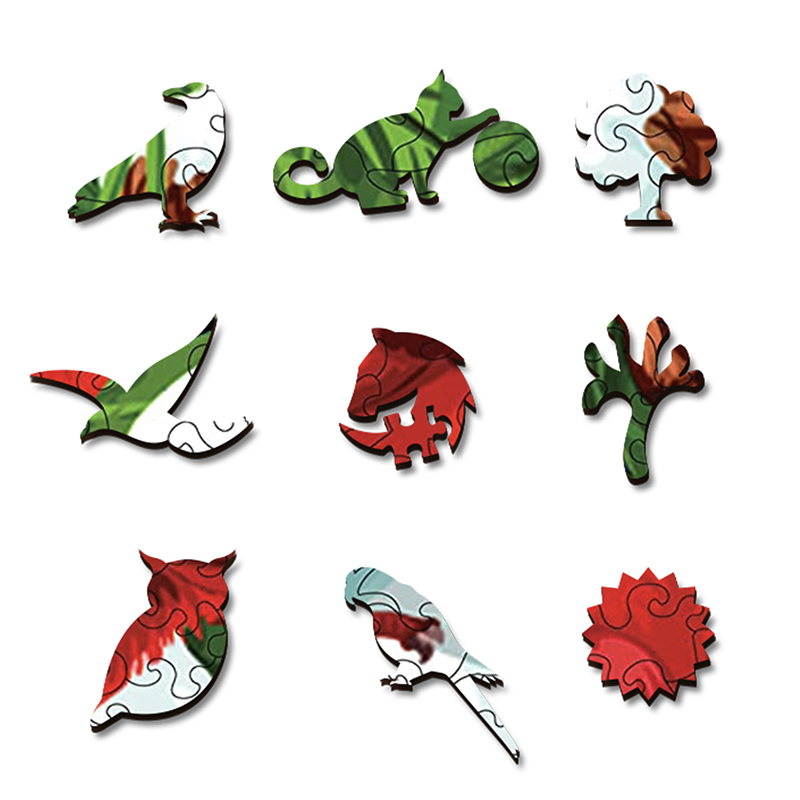 Cardinal Bird Wooden Jigsaw Puzzle - aimpuzzle