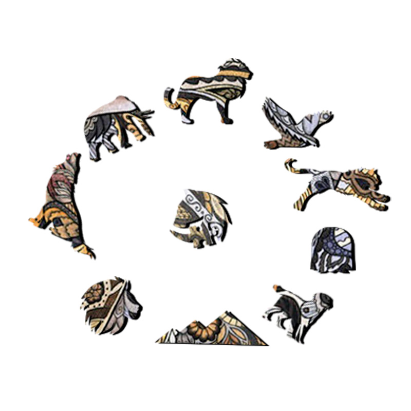 Cheetah Wooden Jigsaw Puzzle - aimpuzzle