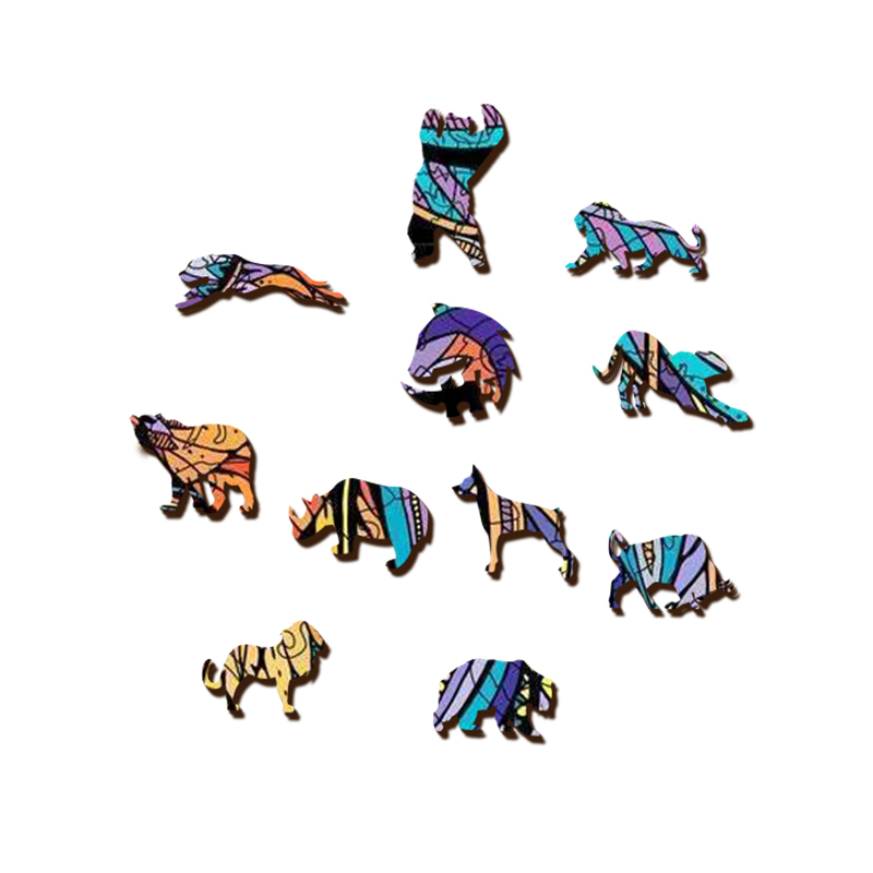 Lion Wooden Jigsaw Puzzle - aimpuzzle