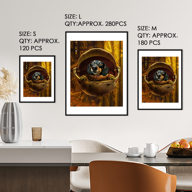 Yoda Dachshund Wooden Jigsaw Puzzle - aimpuzzle