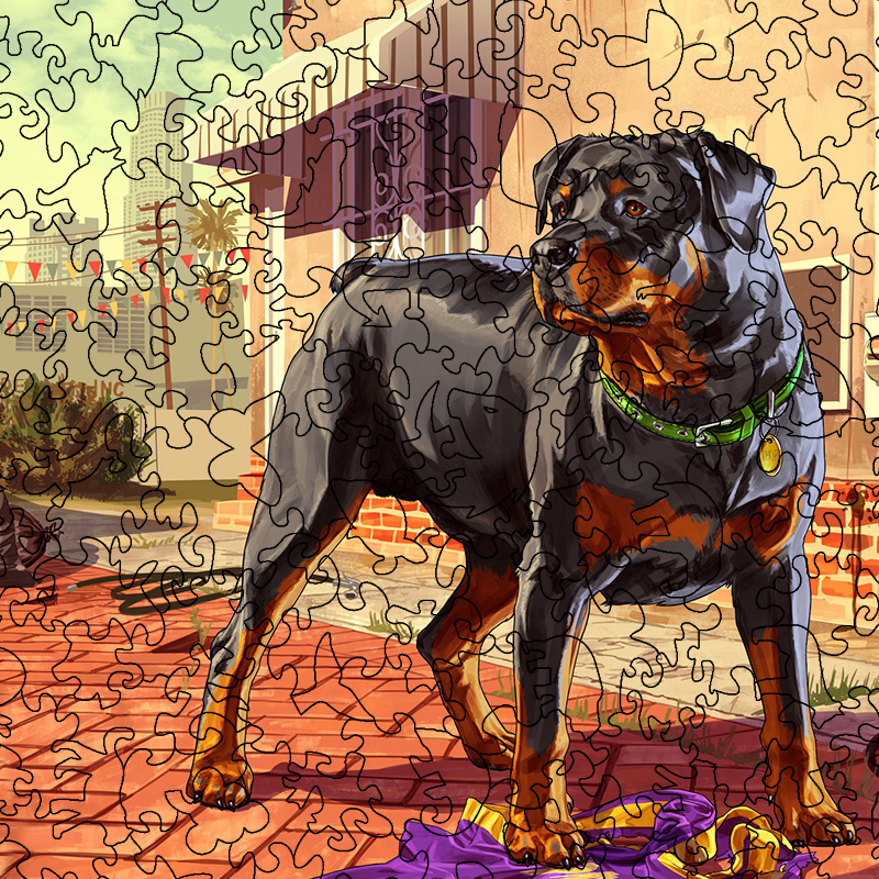 GTA 5 Wooden Jigsaw Puzzle - aimpuzzle