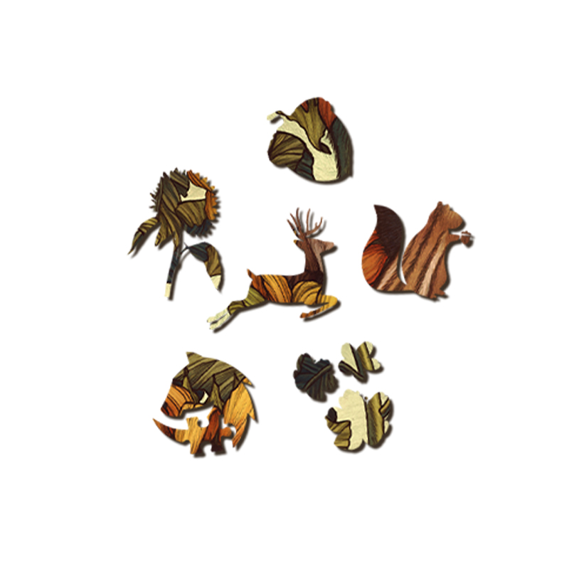 Cute Squirrel Wooden Jigsaw Puzzle - aimpuzzle