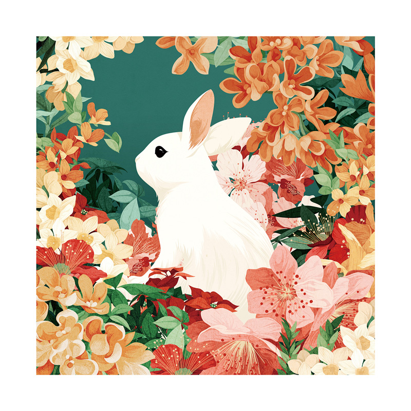 Cute Bunny Wooden Jigsaw Puzzle - aimpuzzle