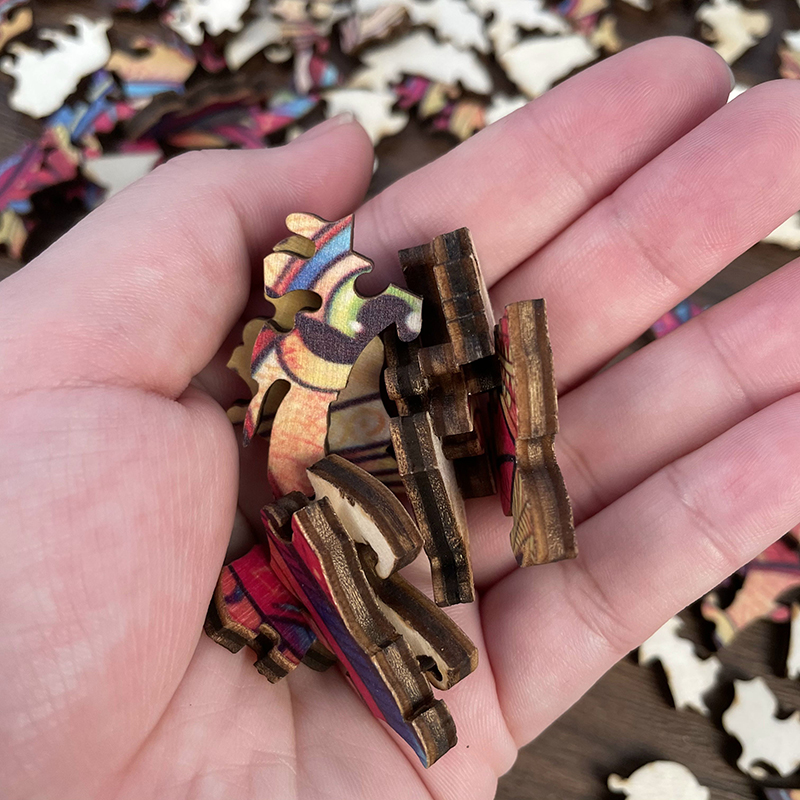 Big Rooster Wooden Jigsaw Puzzle - aimpuzzle