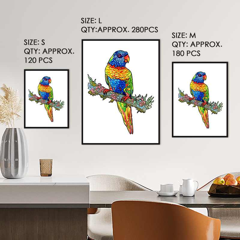 Parrot Wooden Jigsaw Puzzle - aimpuzzle