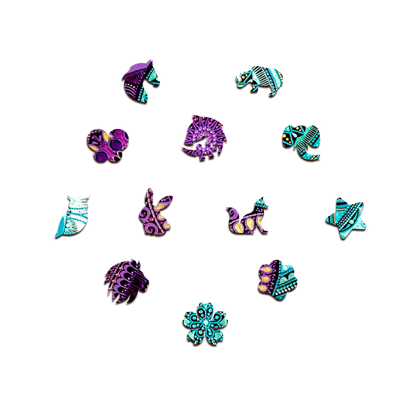 Yin Yang Mandala Wooden Jigsaw Puzzle - aimpuzzle