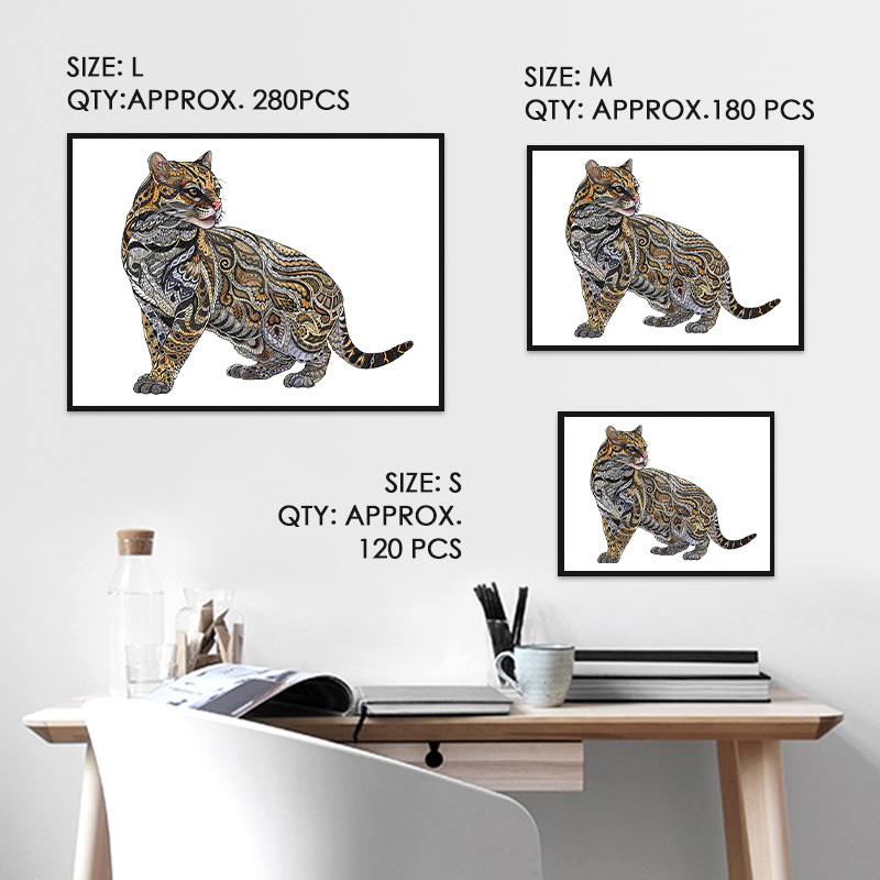 Cheetah Wooden Jigsaw Puzzle - aimpuzzle