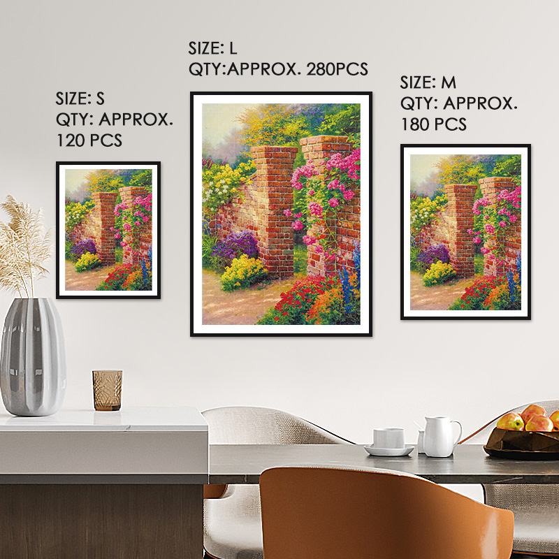 Rose Garden Wooden Jigsaw Puzzle - aimpuzzle