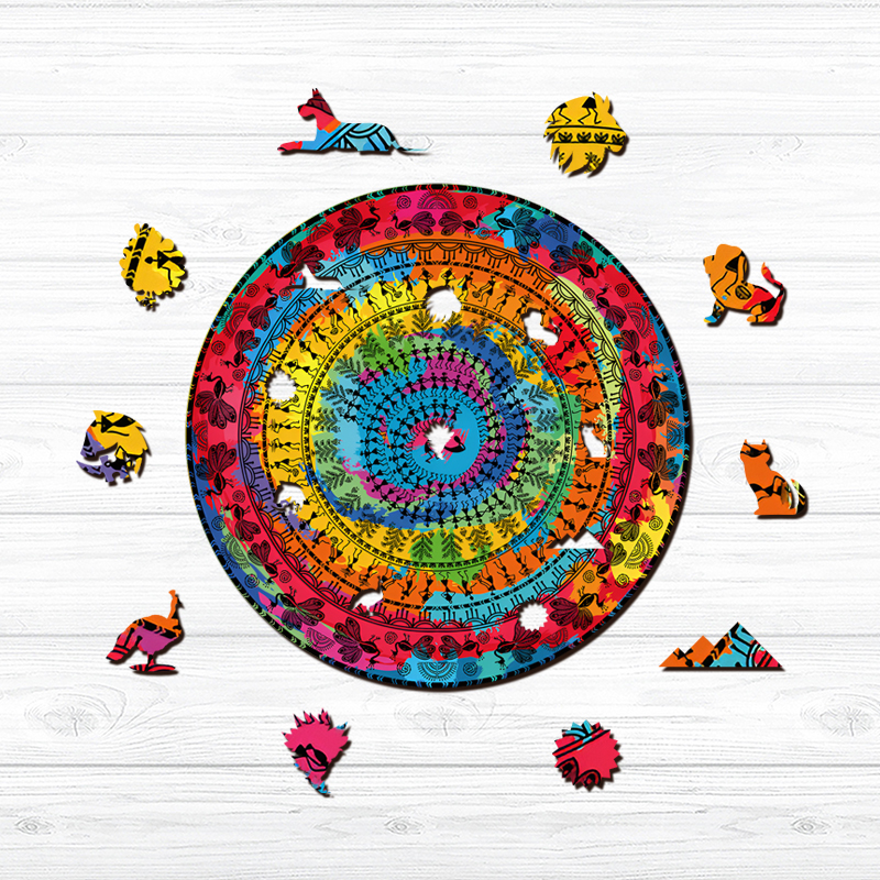 Mayan Calendar Wooden Jigsaw Puzzle - aimpuzzle
