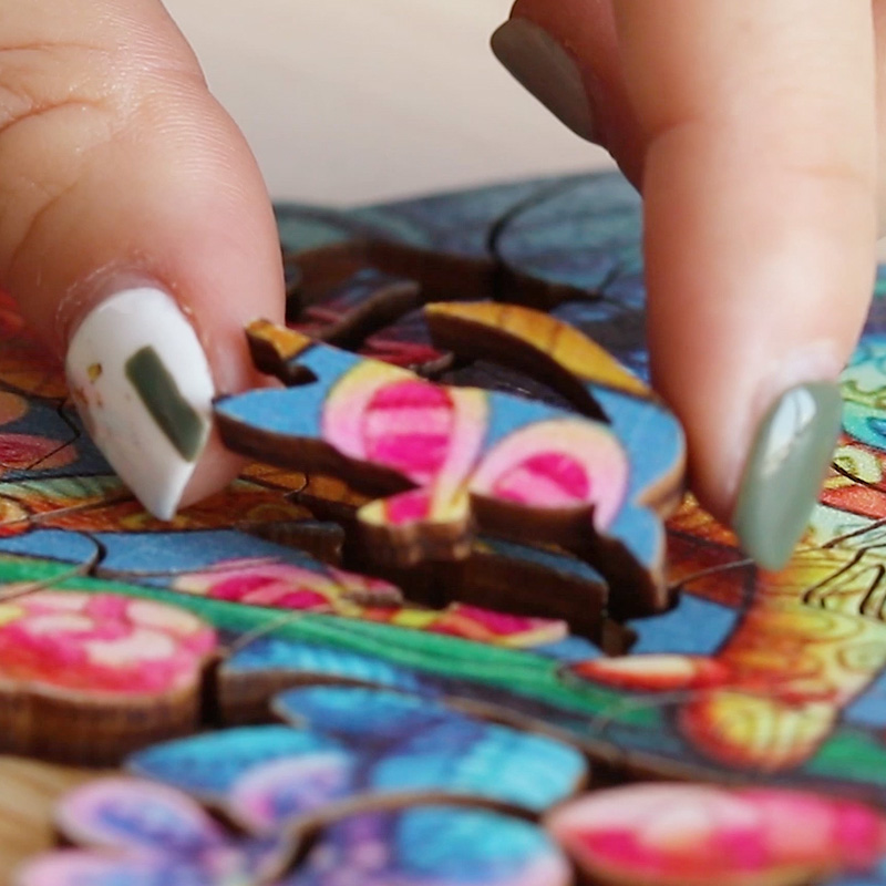 Chameleon Wooden Jigsaw Puzzle - aimpuzzle