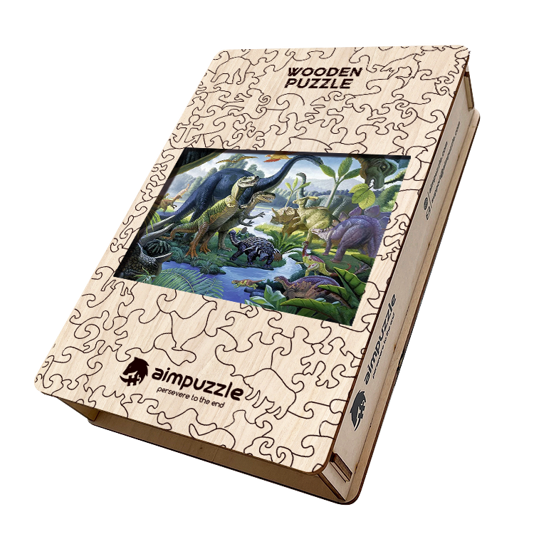 Jurassic Park Wooden Jigsaw Puzzle - aimpuzzle
