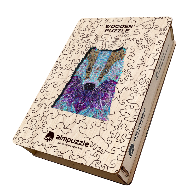 Badger Wooden Jigsaw Puzzle - aimpuzzle