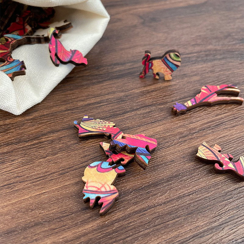 Green Turtle Wooden Jigsaw Puzzle - aimpuzzle