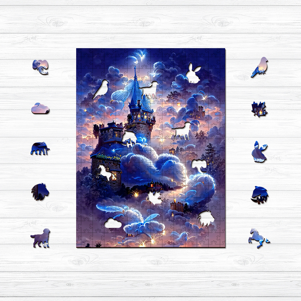 Magical Castle  Wooden Jigsaw Puzzle - aimpuzzle