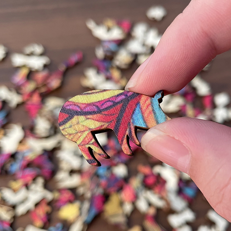 Cute Bunny Wooden Jigsaw Puzzle - aimpuzzle