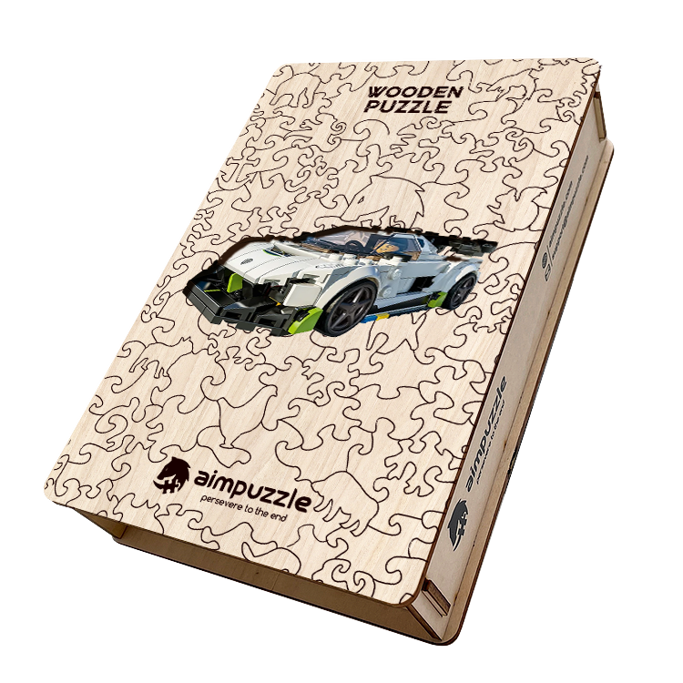 Koenigsegg Jesko Wooden Jigsaw Puzzle - aimpuzzle