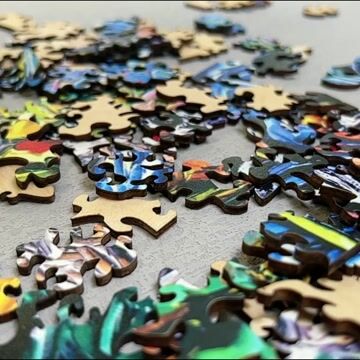 Owl's Eye Wooden Jigsaw Puzzle - aimpuzzle