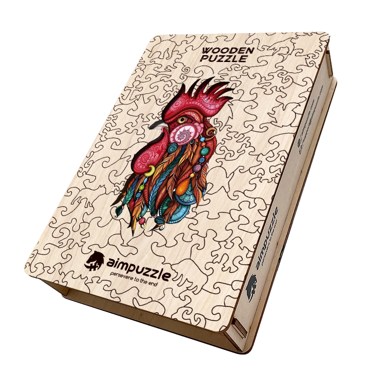 Cock's Head Wooden Jigsaw Puzzle - aimpuzzle