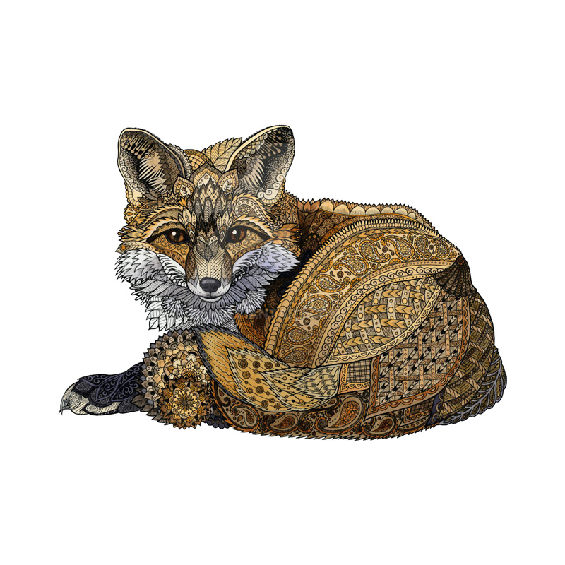 Foxes Wooden Jigsaw Puzzle - aimpuzzle