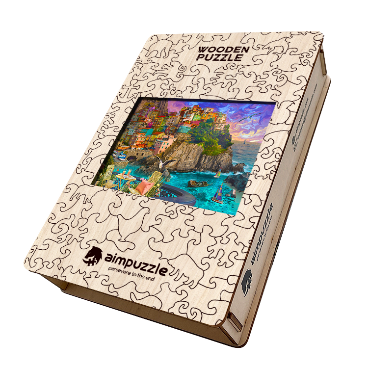 Cinque Terre Wooden Jigsaw Puzzle - aimpuzzle