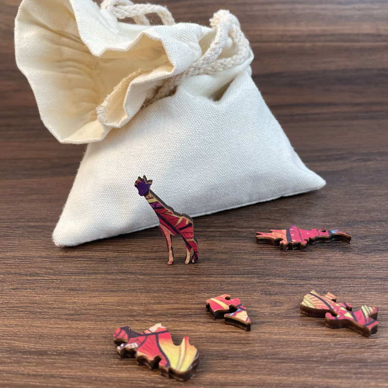 Purple Butterfly Wooden Jigsaw Puzzle - aimpuzzle