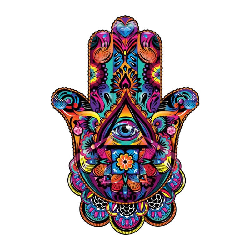 Hamsa Hand Wooden Jigsaw Puzzle - aimpuzzle