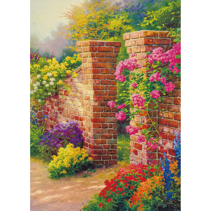 Rose Garden Wooden Jigsaw Puzzle - aimpuzzle