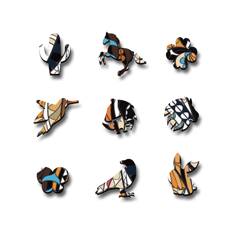 Tiger Head Wooden Jigsaw Puzzle - aimpuzzle