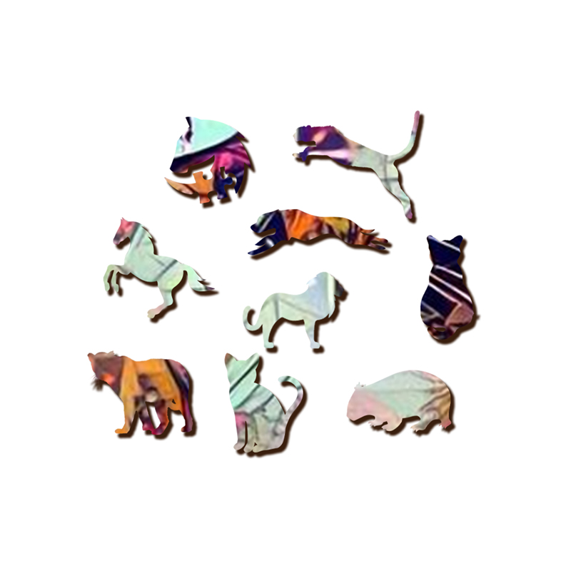 Black Cat Wooden Jigsaw Puzzle - aimpuzzle