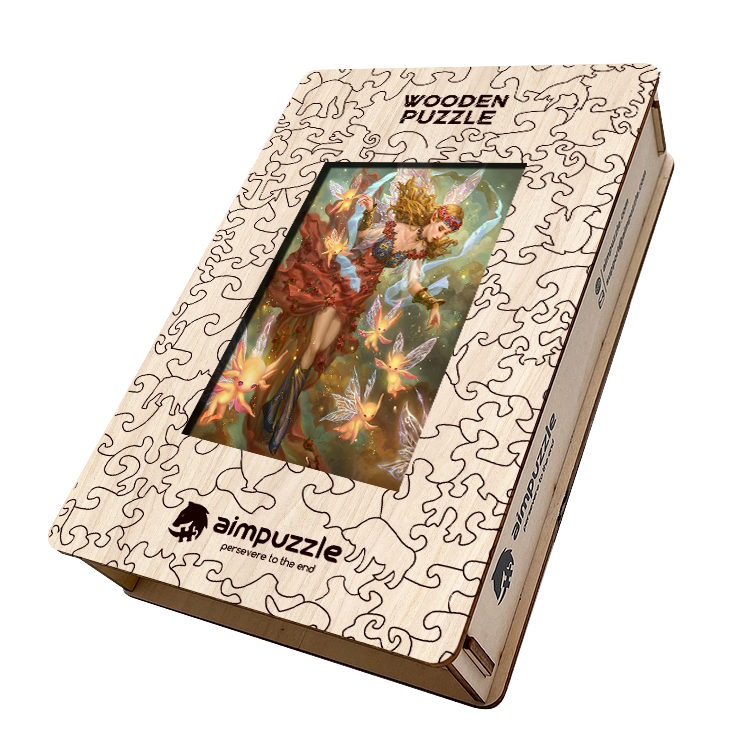Elves & Goddesses Wooden Jigsaw Puzzle - aimpuzzle