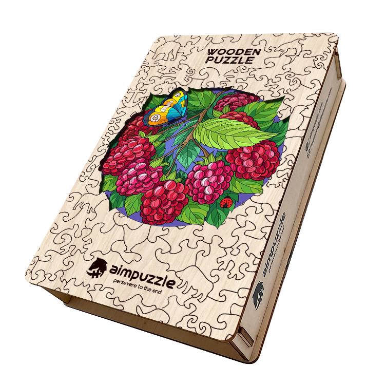 Butterfly and Mulberry Wooden Jigsaw Puzzle - aimpuzzle