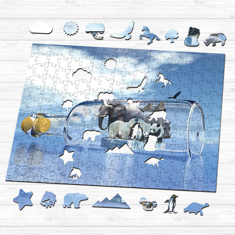 Global Warming Wooden Jigsaw Puzzle - aimpuzzle