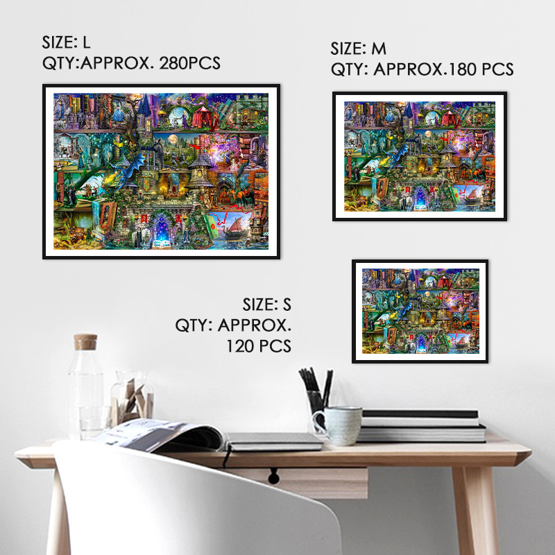 Enchanted Castle Wooden Jigsaw Puzzle - aimpuzzle