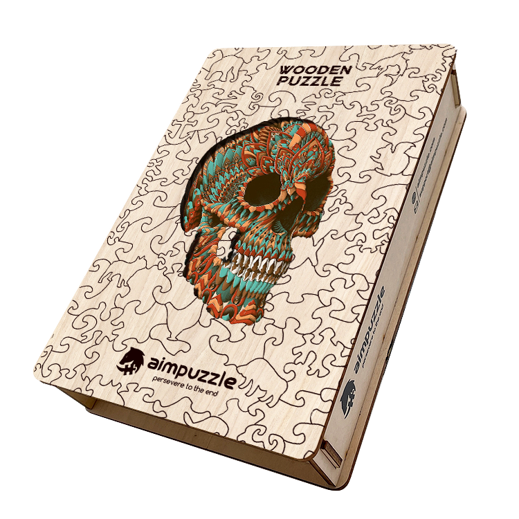 Skull Wooden Jigsaw Puzzle - aimpuzzle