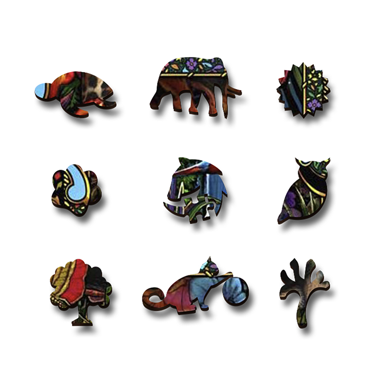 Leopard Cat Wooden Jigsaw Puzzle - aimpuzzle