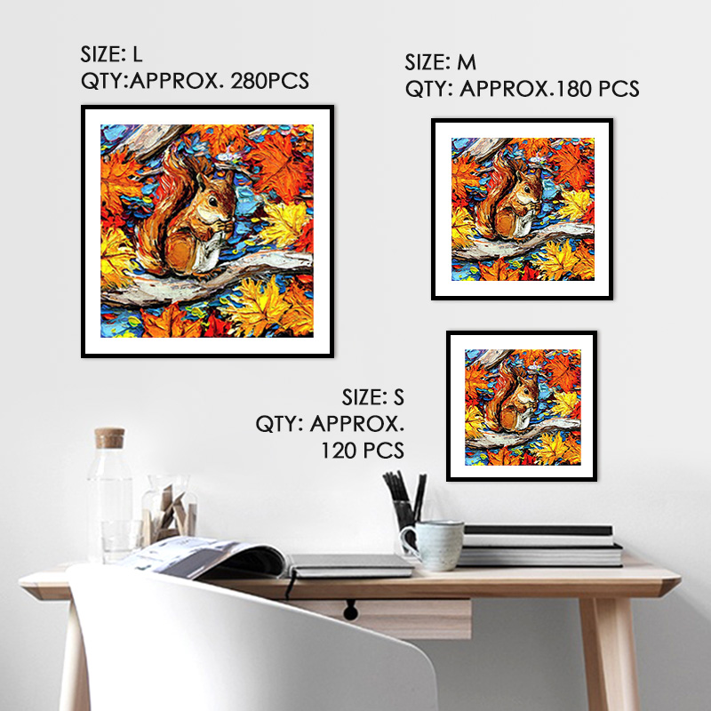 Van Gogh Squirrel Wooden Jigsaw Puzzle - aimpuzzle