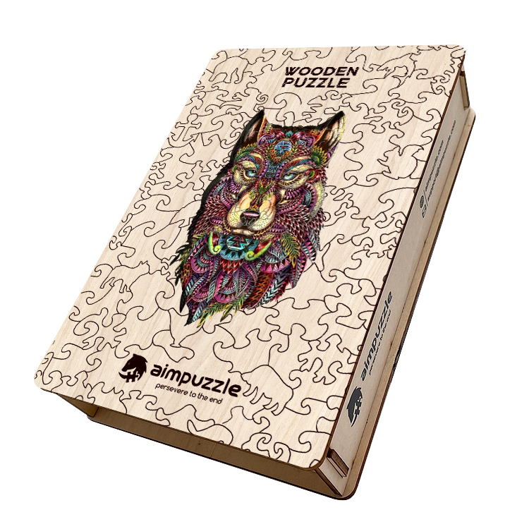 Wolf Wooden Jigsaw Puzzle - aimpuzzle