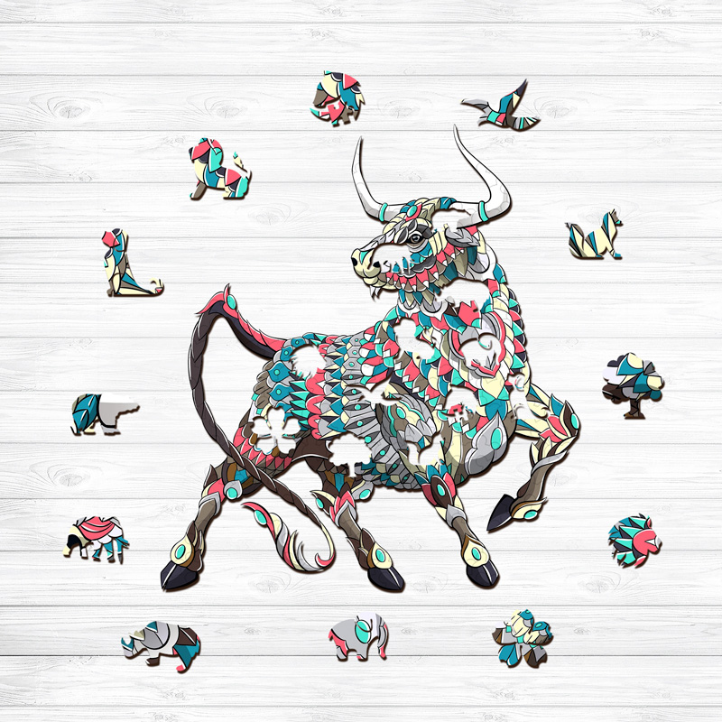 Bullfighting Wooden Jigsaw Puzzle - aimpuzzle