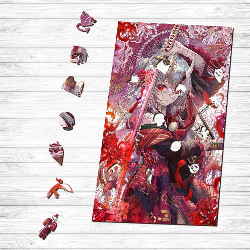 Devil Girl Wooden Jigsaw Puzzle - aimpuzzle