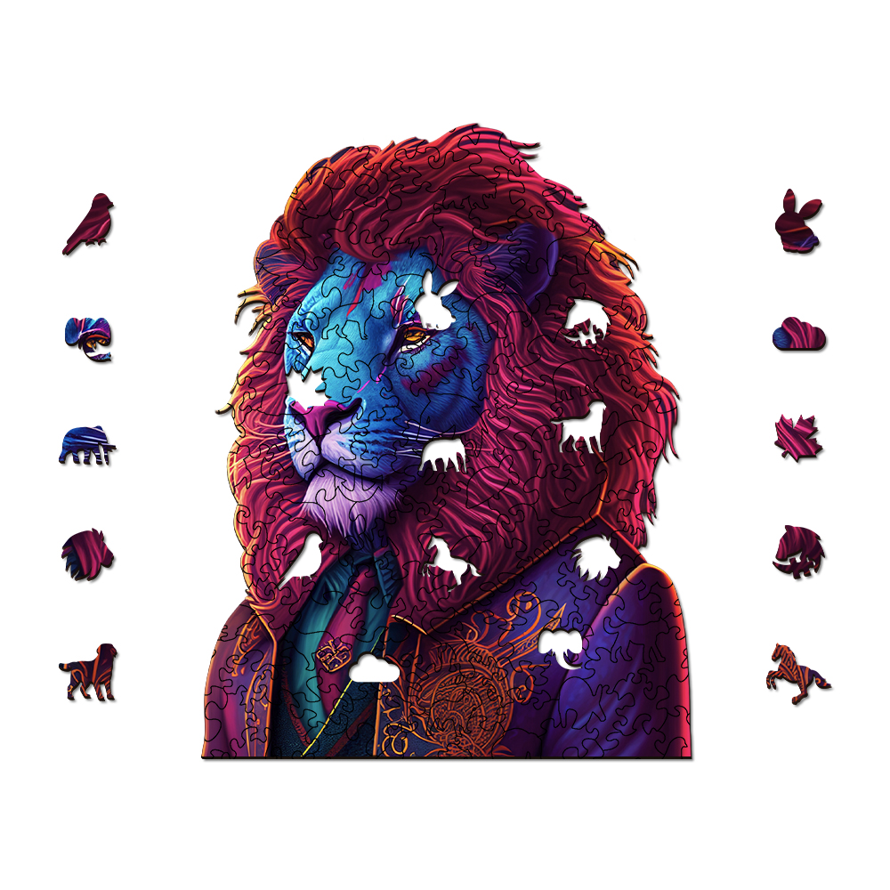 Earl of Lion Wooden Jigsaw Puzzle - aimpuzzle