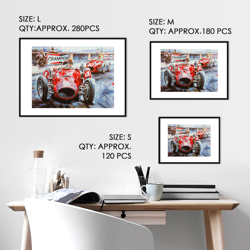 Racing Wooden Jigsaw Puzzle - aimpuzzle