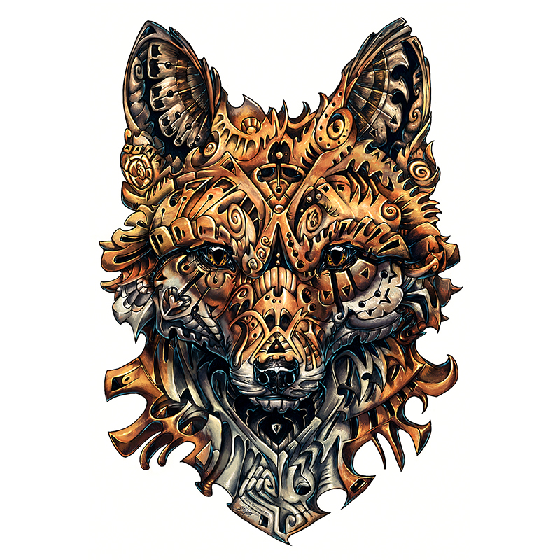 Fox Mask Wooden Jigsaw Puzzle - aimpuzzle