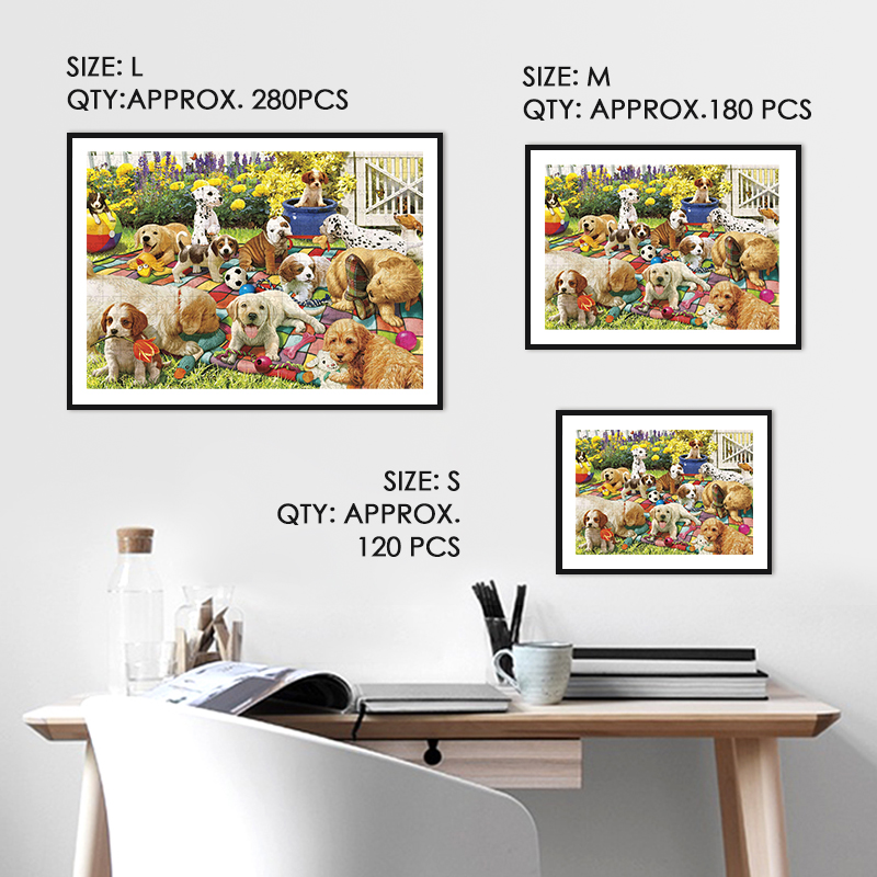 Dog Party Wooden Jigsaw Puzzle - aimpuzzle