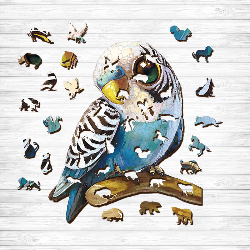 Cute Owl Wooden Jigsaw Puzzle - aimpuzzle