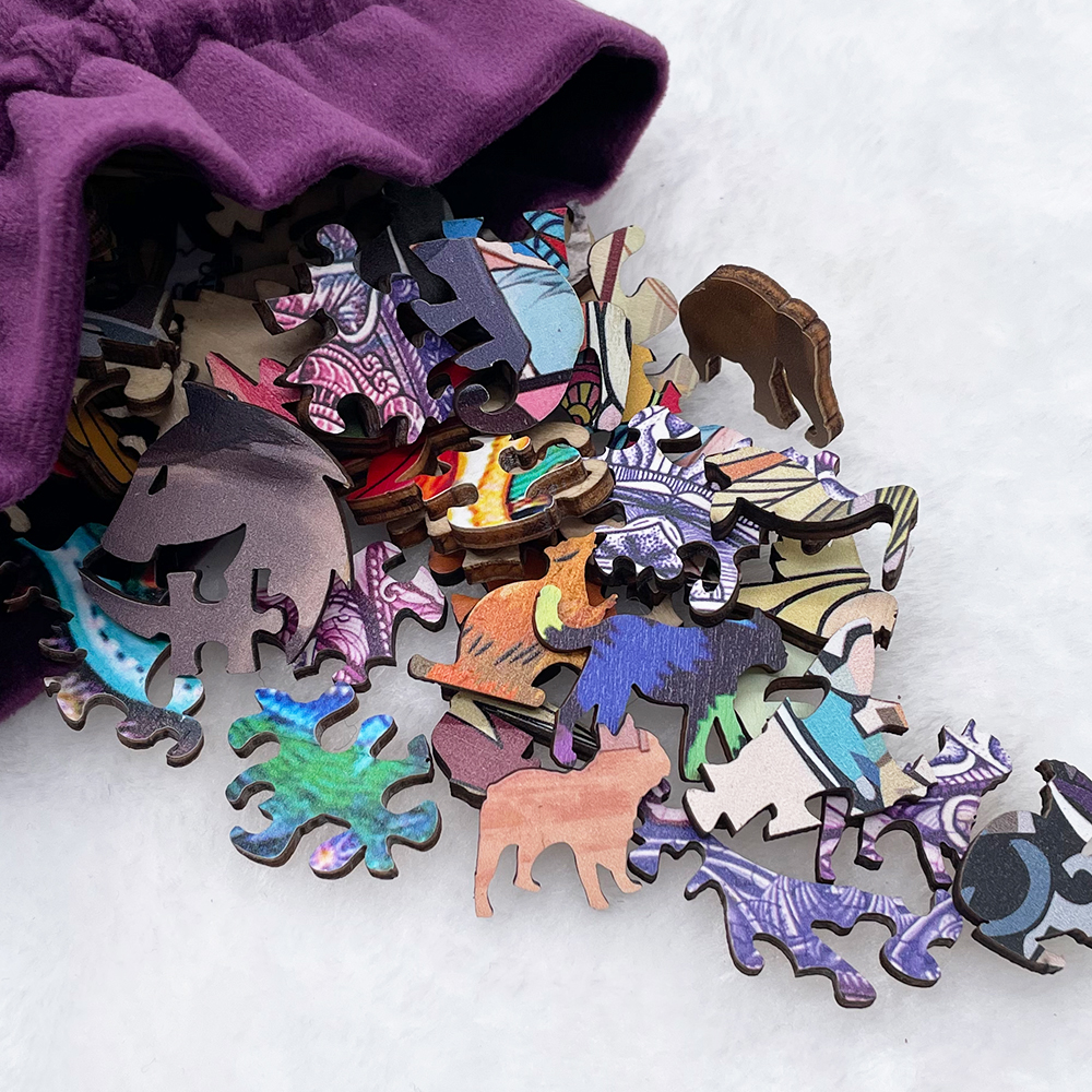 Mirrored World/Mirrored Palace Wooden Jigsaw Puzzle - aimpuzzle