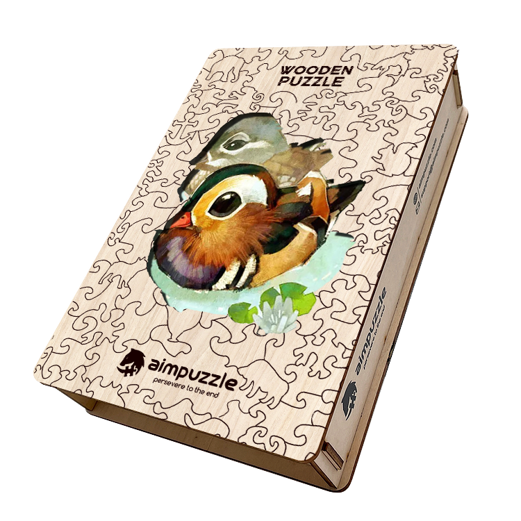 Mandarin Duck Wooden Jigsaw Puzzle - aimpuzzle
