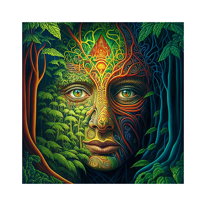The Face Of Nature Art Wooden Jigsaw Puzzle - aimpuzzle