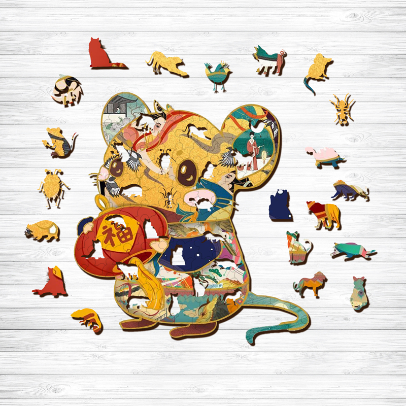 Rats Wooden Jigsaw Puzzle - aimpuzzle