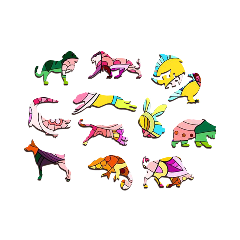 Pink Rabbit Wooden Jigsaw Puzzle - aimpuzzle